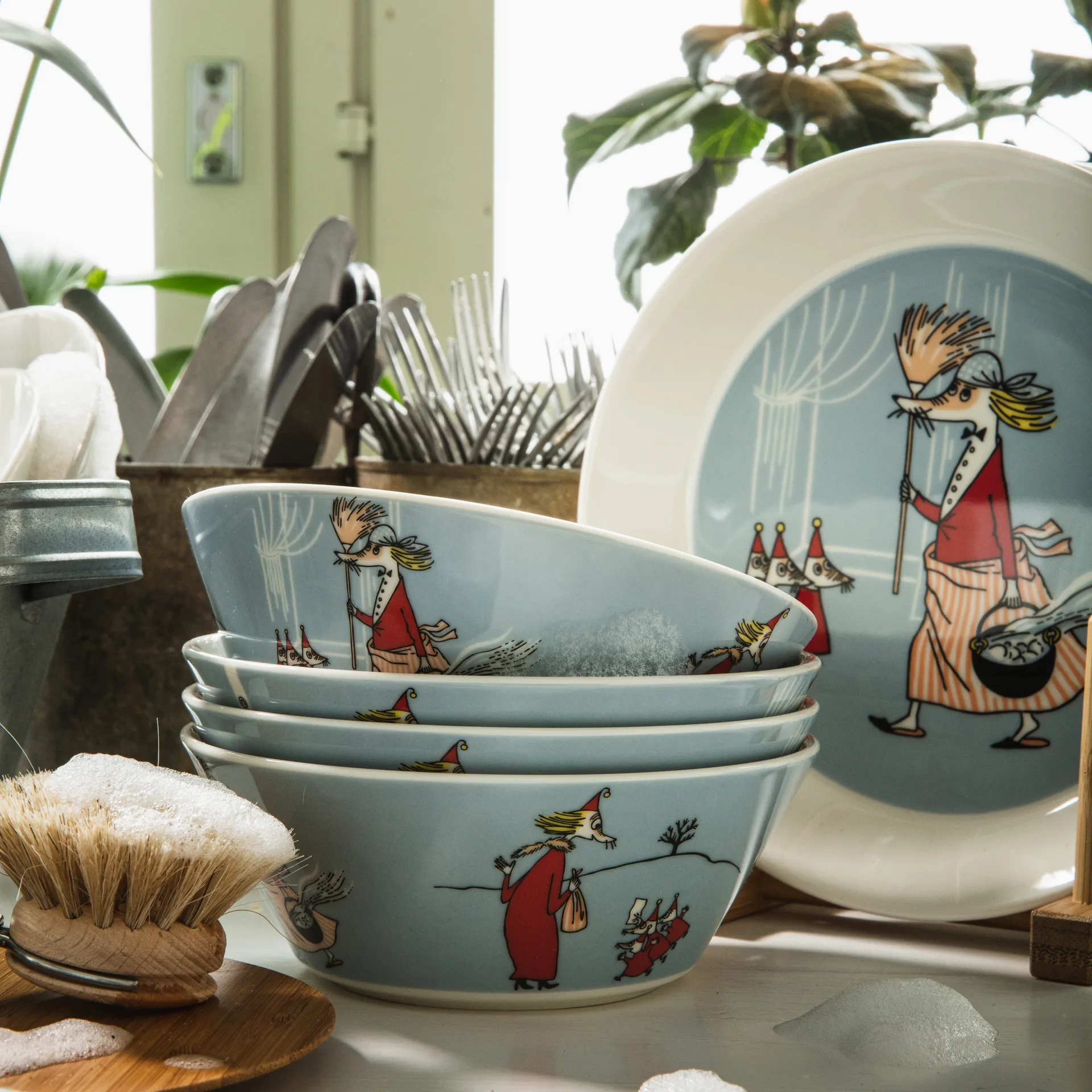 Fillyjonk 姆明碗, 灰色 Moomin Arabia