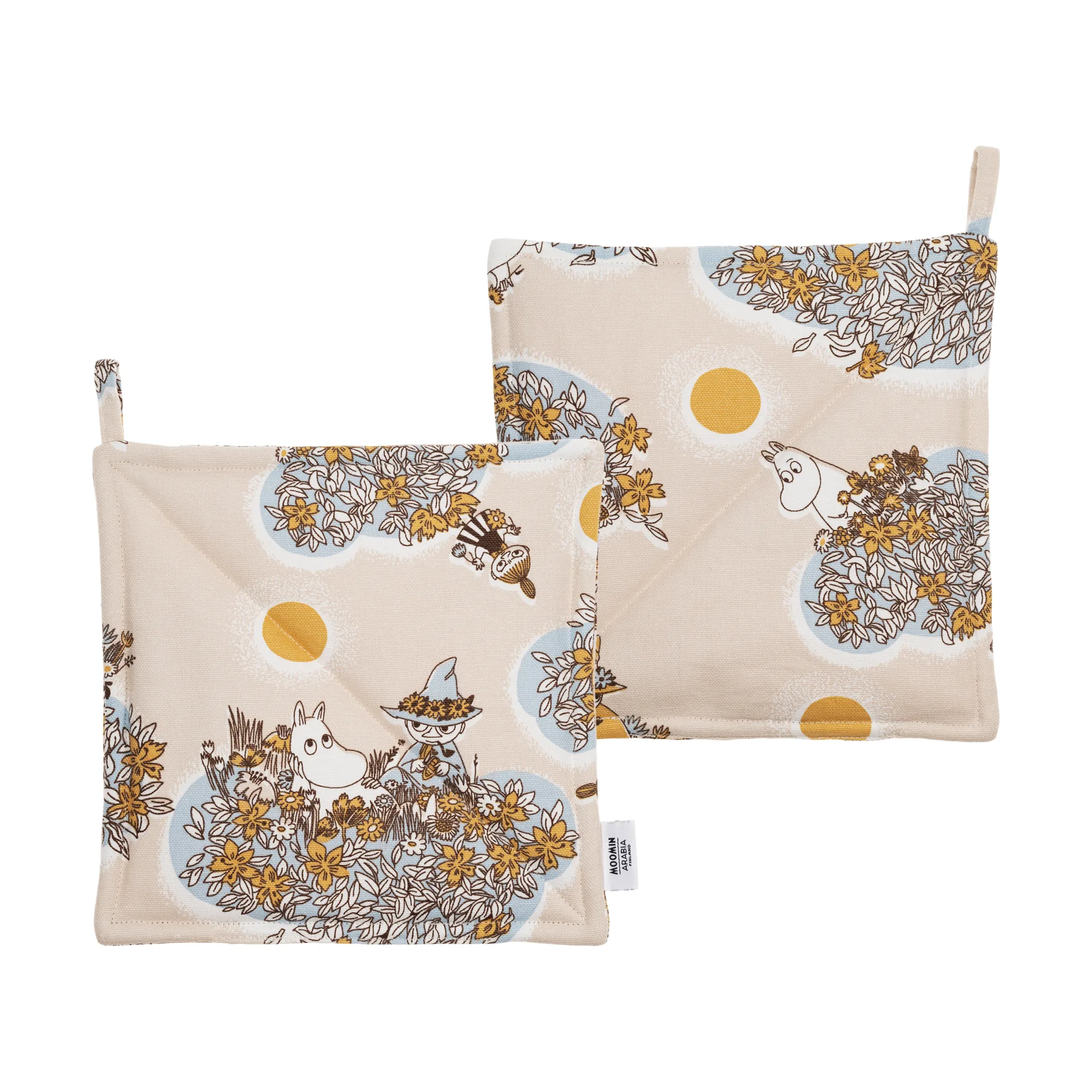 Friends forever 姆明 potholders 两件套装, 22x22 cm Moomin Arabia