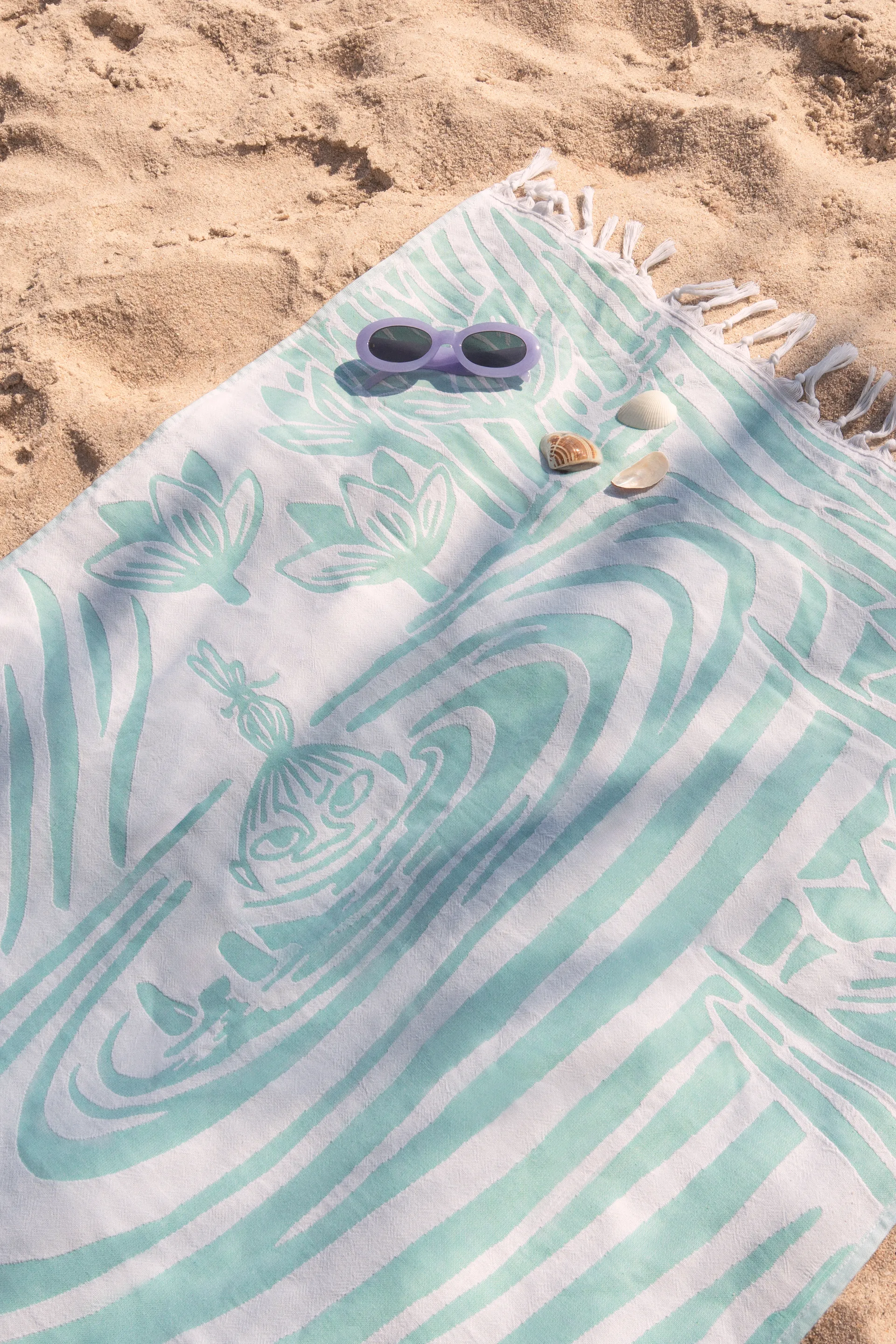 姆明 Hammam 毛巾 80x150 cm, Multicoloured Moomin Arabia