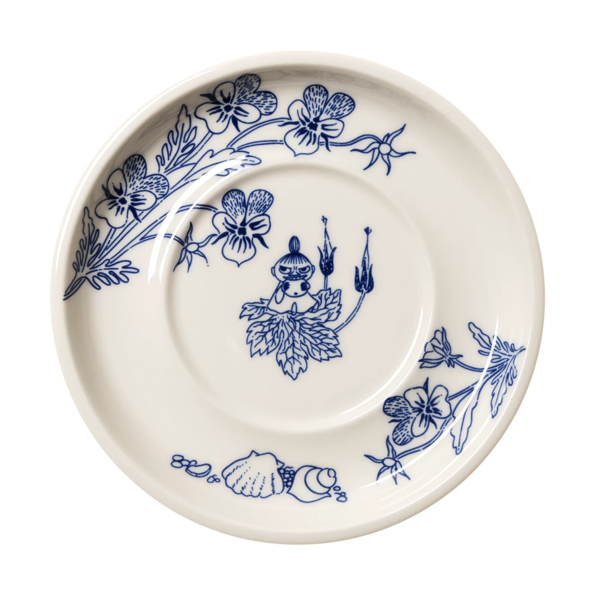 Haru系列 姆明青花 杯子和碟子, 2 pieces Moomin Arabia
