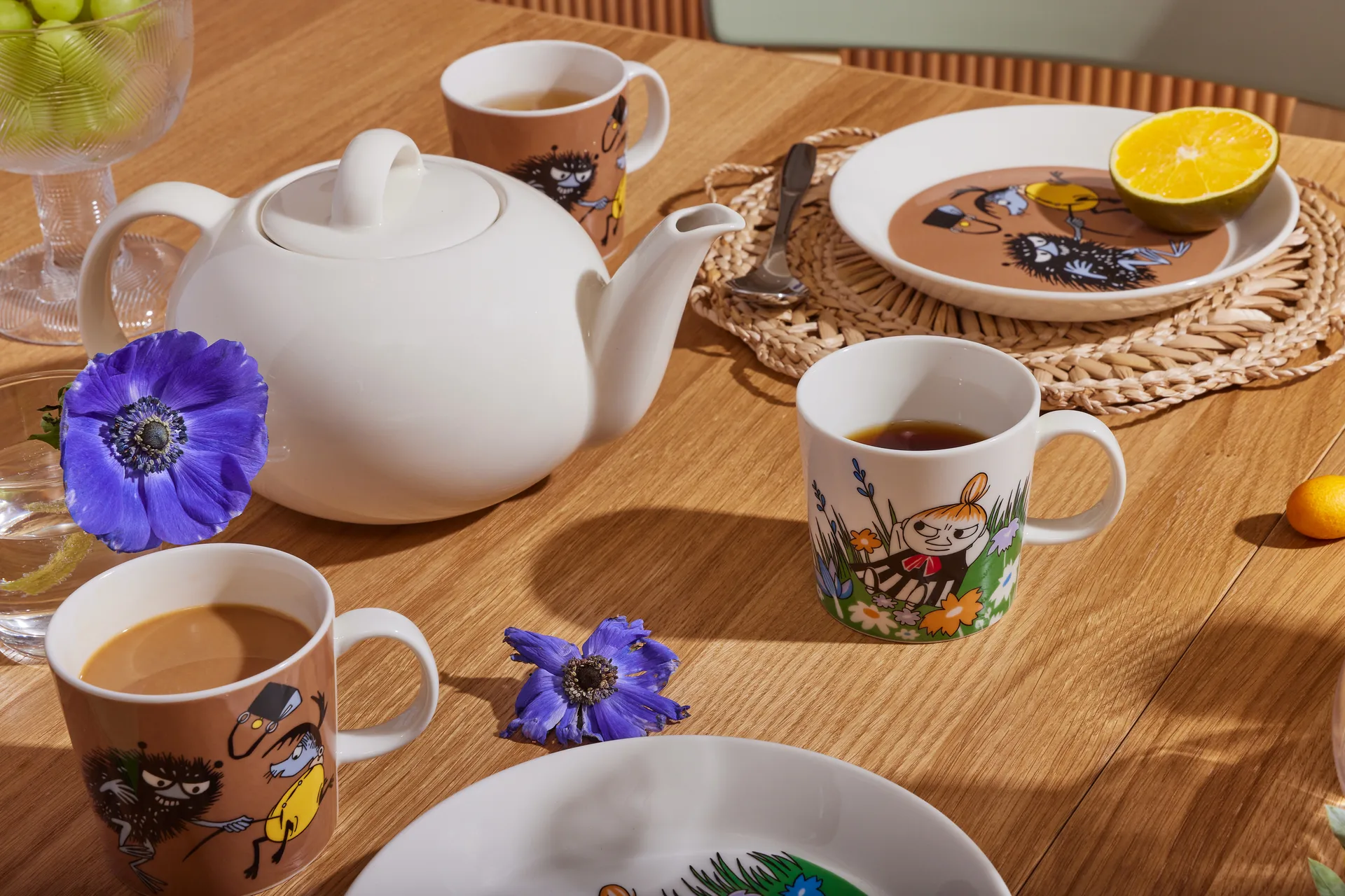Little My and meadow Moomin 马克杯, 白色_多色 Moomin Arabia