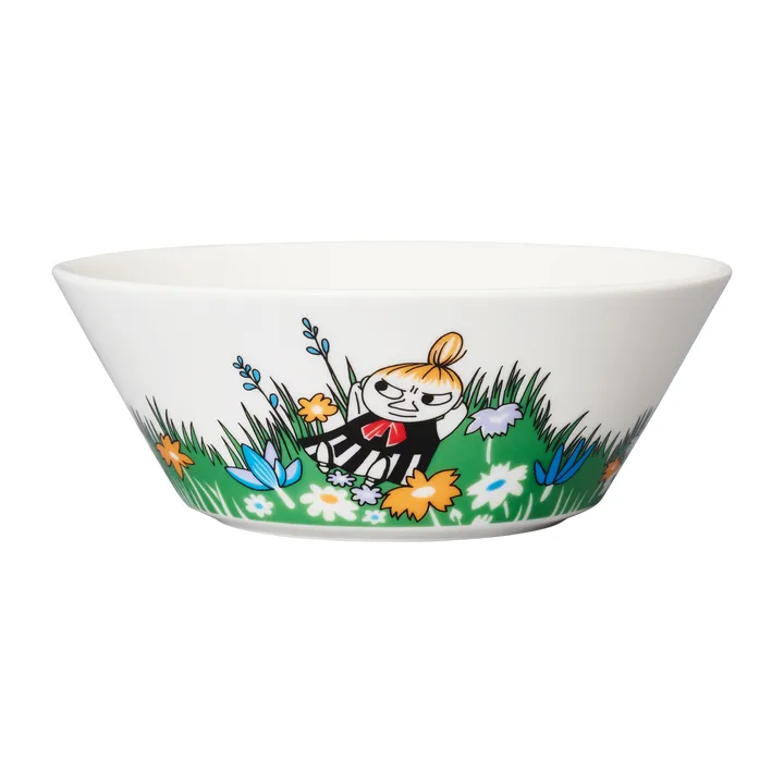 Little My and meadow Moomin 碗 - 白色_多色 - Moomin Arabia