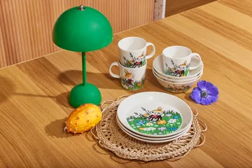 Little My and meadow Moomin 碗 - 白色_多色 - Moomin Arabia