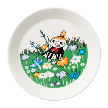Little My and meadow Moomin 盘子 - 白色_多色 - Moomin Arabia