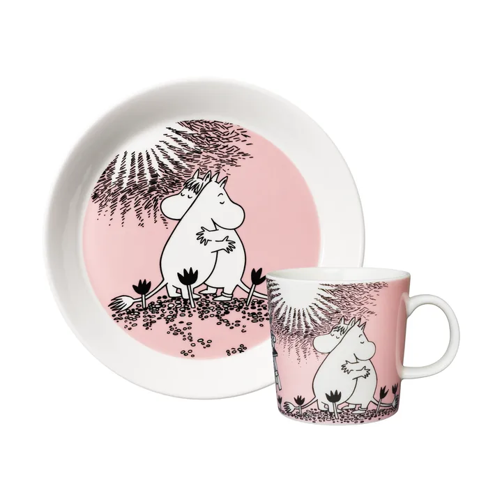 Love 30 Years 姆明马克杯 & 盘子 限量版 - 2 pieces - Moomin Arabia