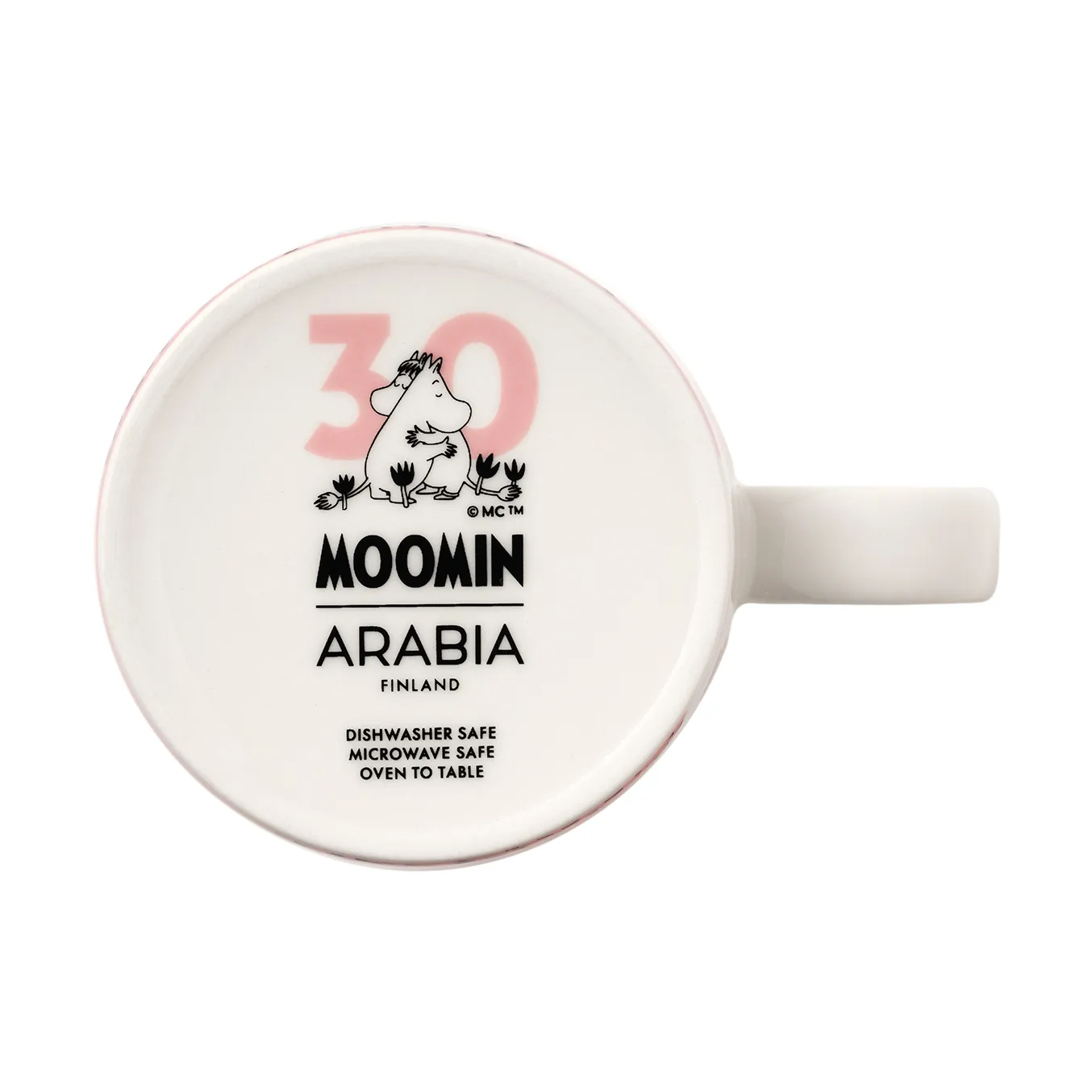 Love 30 Years 姆明马克杯 & 盘子 限量版, 2 pieces Moomin Arabia