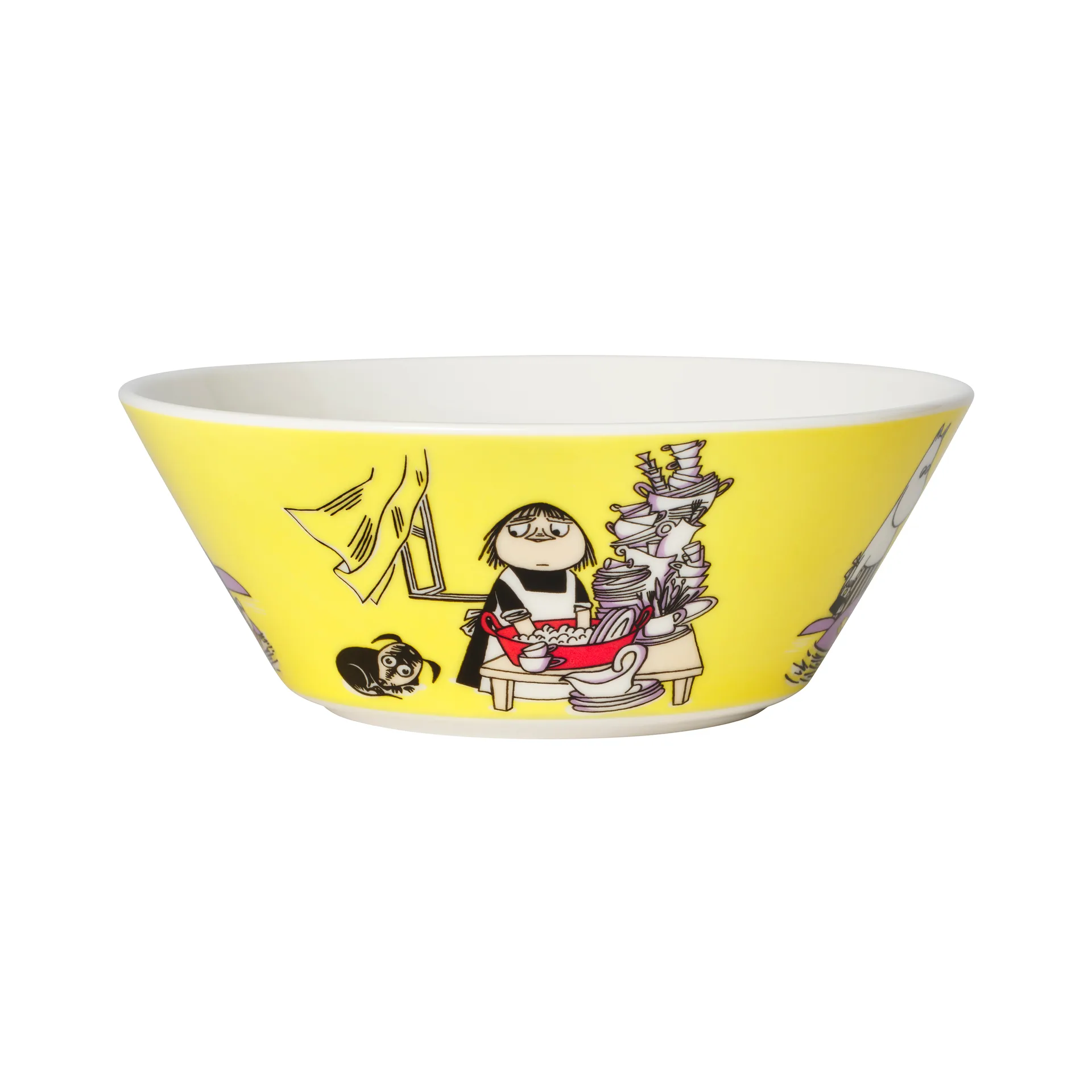 噜噜米黄色Misabel碗, 黄色 Moomin Arabia