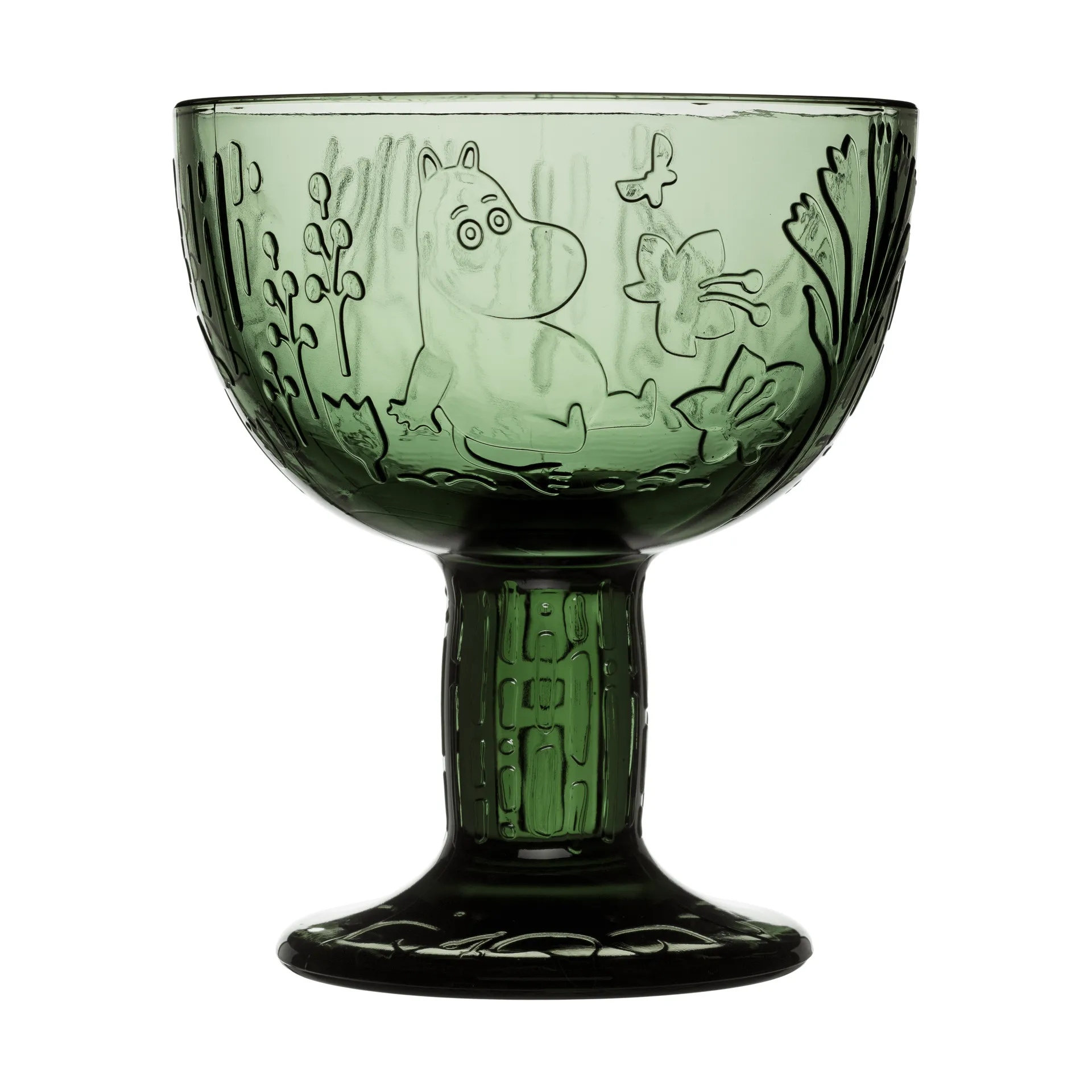 Moomin姆明神秘森林系列陶瓷碗, 松绿色_直径14cm Moomin Arabia