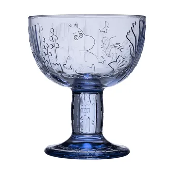 Moomin姆明神秘森林系列陶瓷碗 - 水蓝色_直径14cm - Moomin Arabia