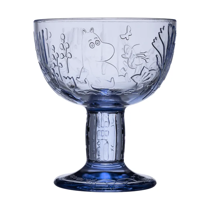 Moomin姆明神秘森林系列陶瓷碗 - 水蓝色_直径14cm - Moomin Arabia
