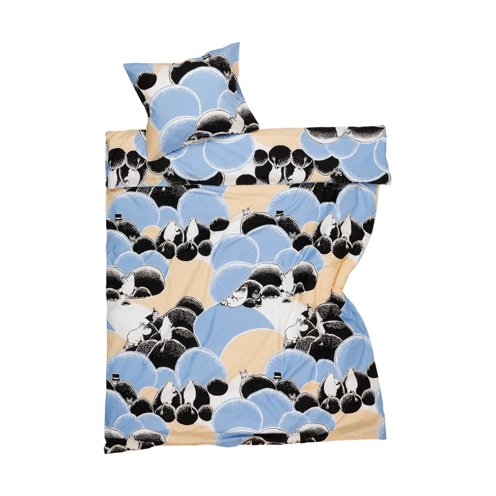 Moomin 床品套装 150x210cm, 鹅卵石 Moomin Arabia