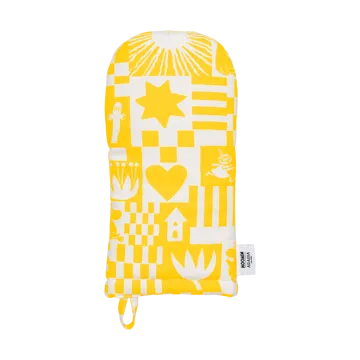 Moomin 姆明派对系列隔热手套15x34cm - 黄色 - Moomin Arabia