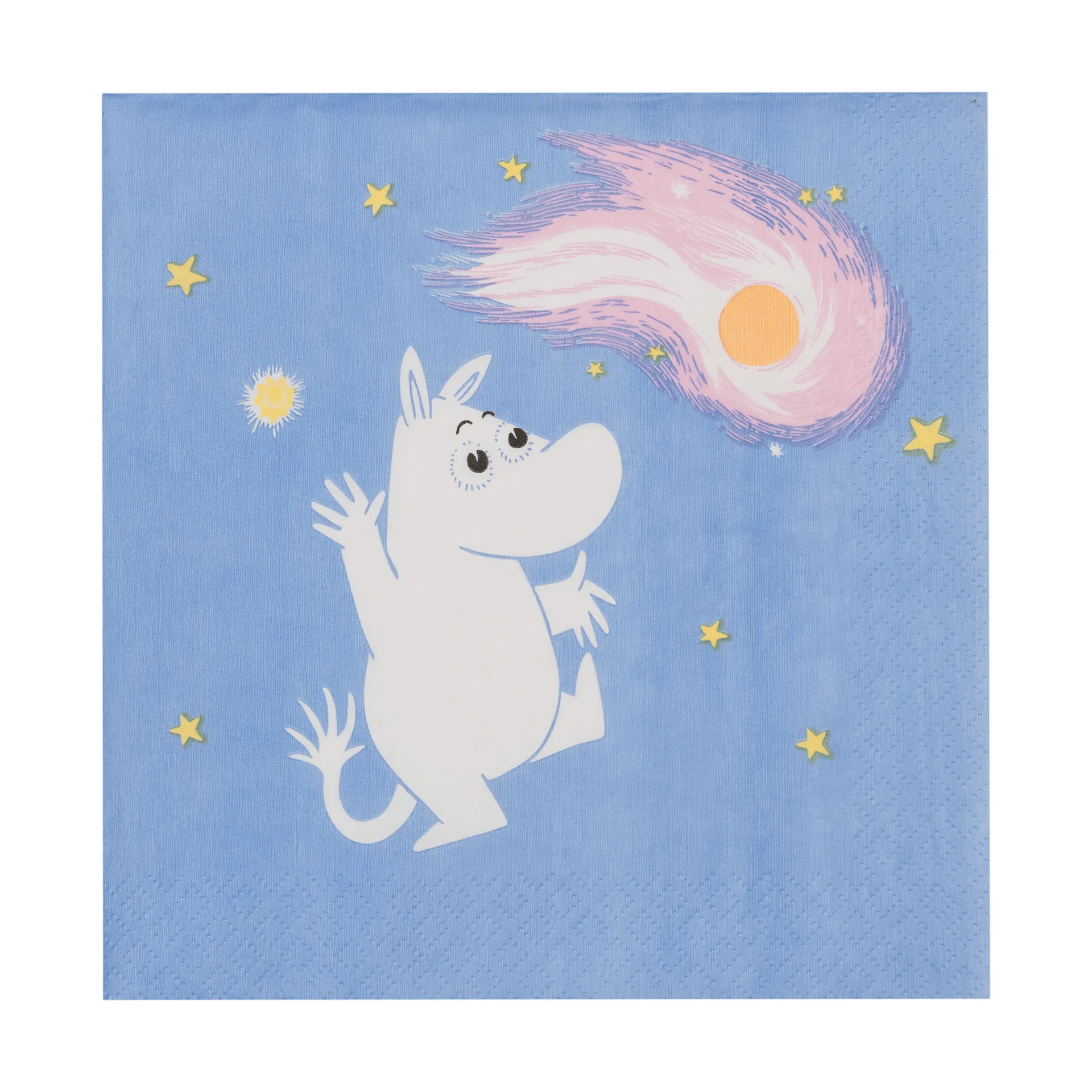 Moomin姆明卡通图案纸质餐巾纸, 太空冒险_20件装 Moomin Arabia