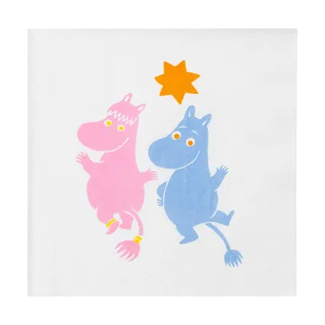 Moomin 姆明派对系列纸巾33x33cm20张装 - 多色 - Moomin Arabia