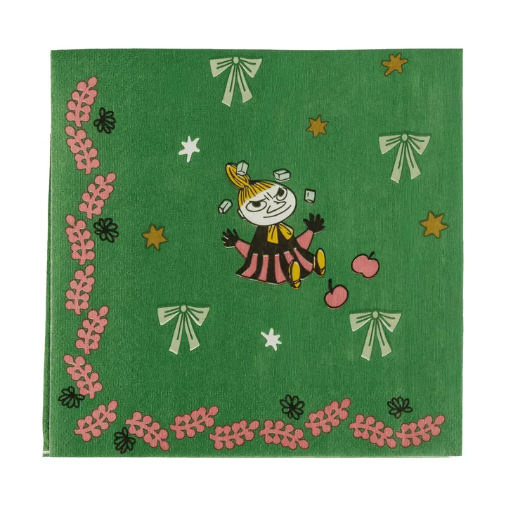 Moomin姆明卡通图案纸质餐巾纸 - 爱情礼物，33x33cm，20片 - Moomin Arabia