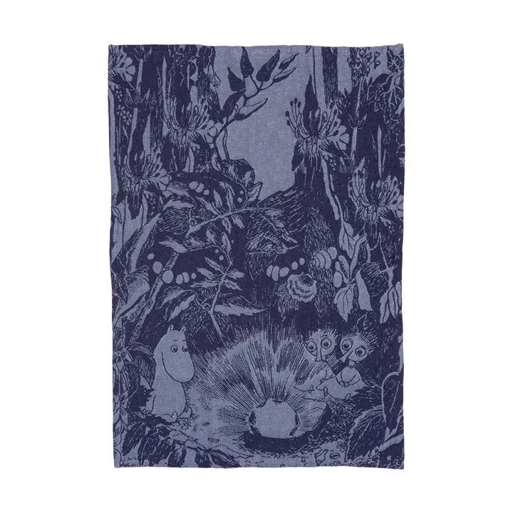 Moomin姆明神秘森林系列厨房擦手巾 - 蓝色_45x66cm - Moomin Arabia