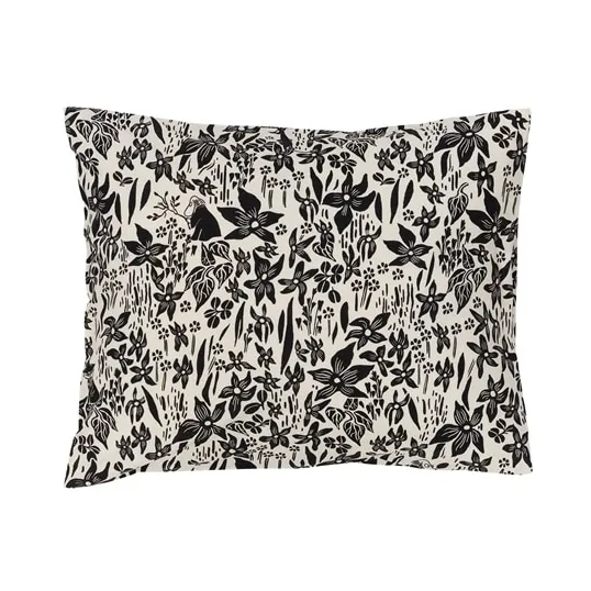 Moomin 枕套 50x60cm, Lily - black and white Moomin Arabia