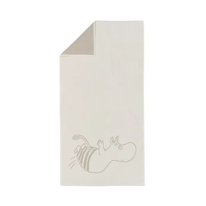 Moomin 浴巾 70x140cm, Moomin troll - white Moomin Arabia