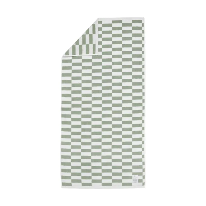 Moomin 浴巾 70x140cm - Squares 绿色 - Moomin Arabia