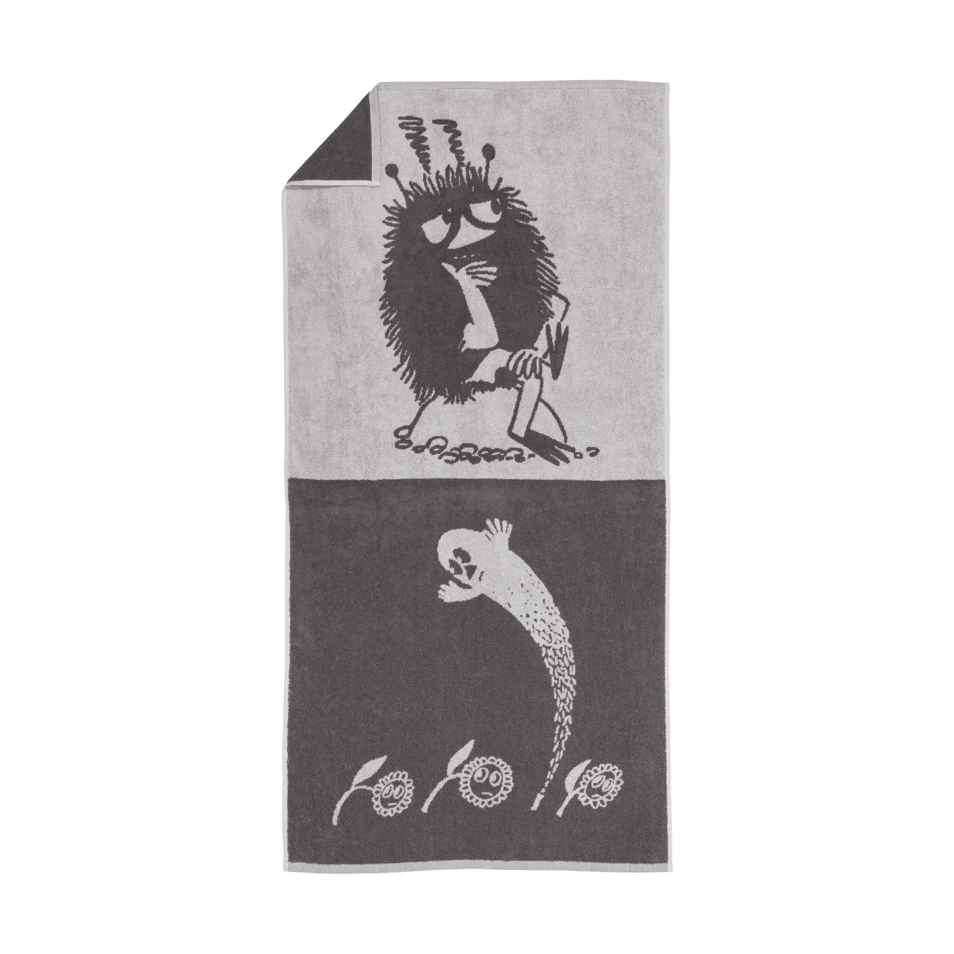 Moomin 浴巾 70x140cm, Stinky_灰色 Moomin Arabia