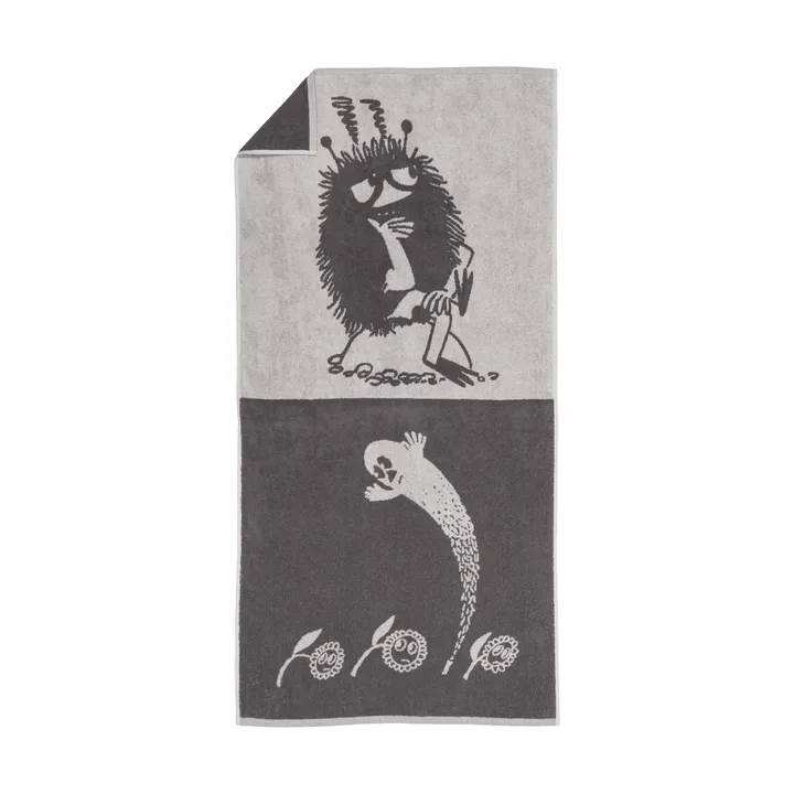 Moomin 浴巾 70x140cm - Stinky_灰色 - Moomin Arabia