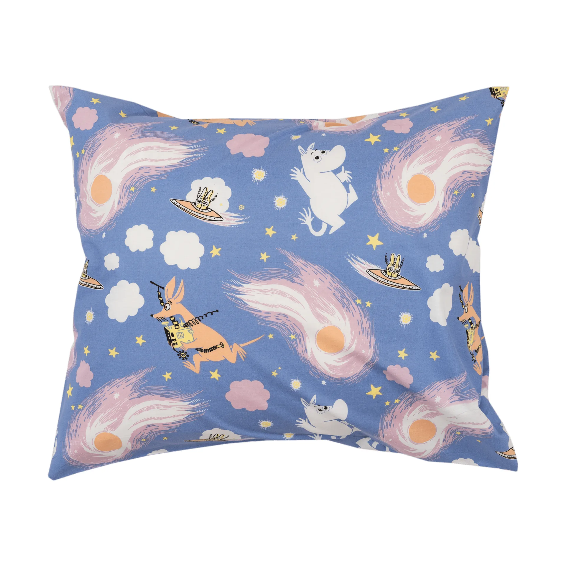 Moomin姆明卡通四件套床品套装, 太空冒险GOTS认证_150x210cm Moomin Arabia