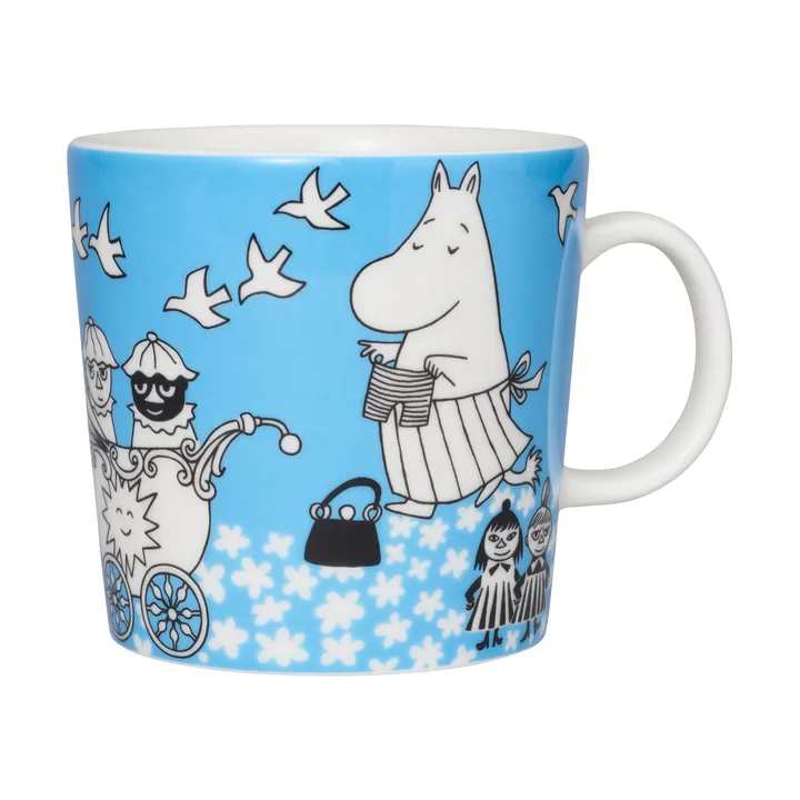 Moomin Peace 马克杯 400ml - 蓝色 - Moomin Arabia