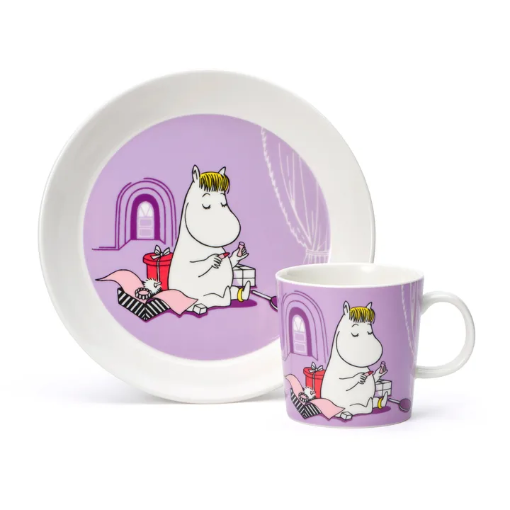 Moomin儿童餐具套装 - Snorkmaiden紫色 - Moomin Arabia