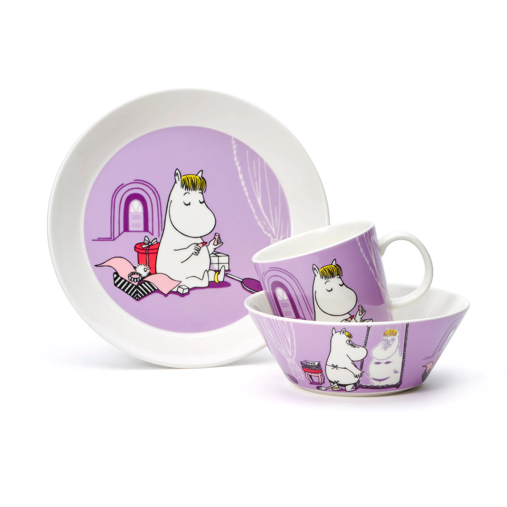 Moomin Snorkmaiden紫色餐盘, 紫色 Moomin Arabia
