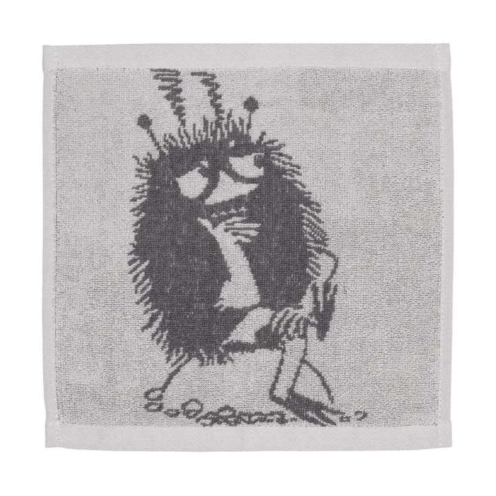 Moomin姆明图案毛巾25x25cm - Stinky_灰色 - Moomin Arabia