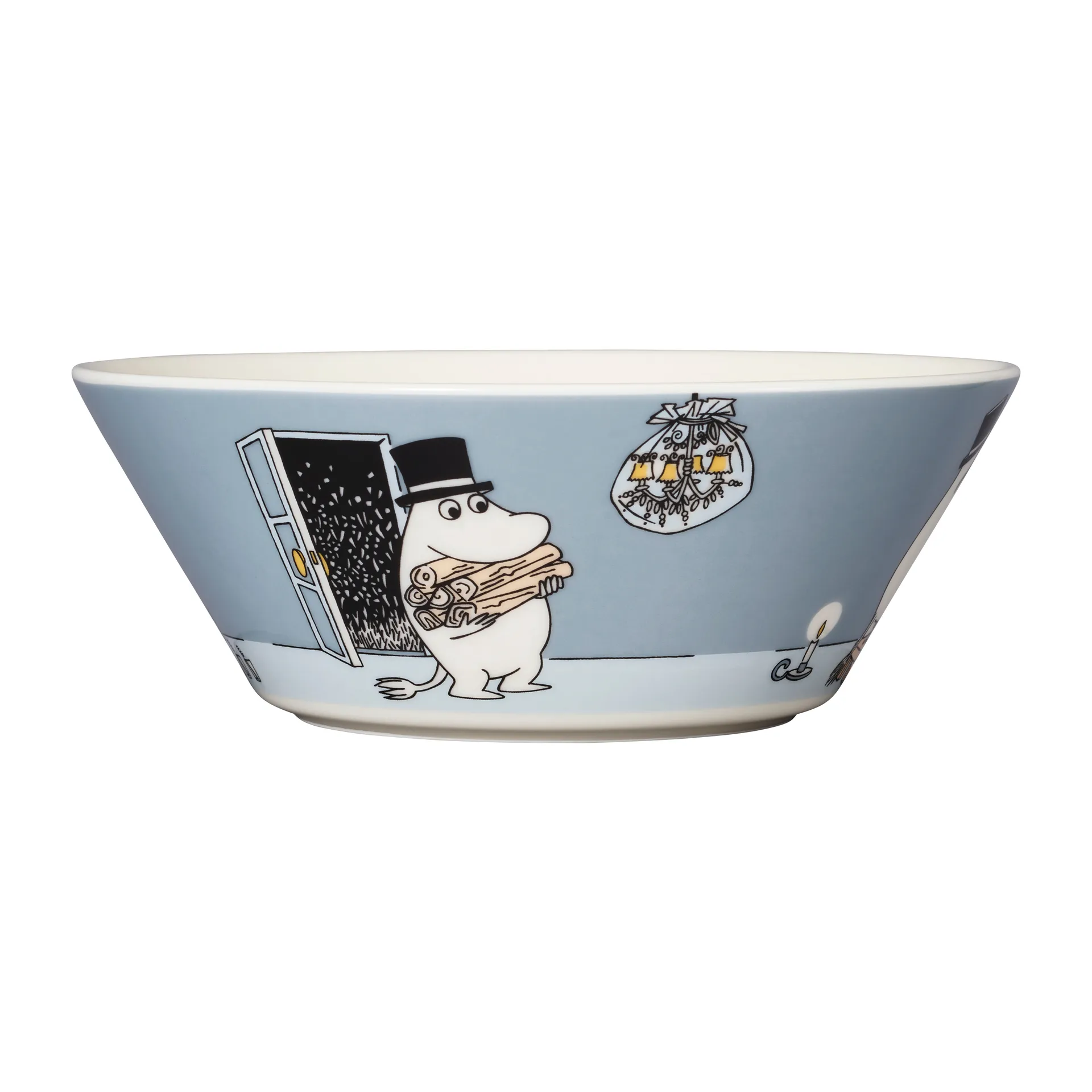 Moominpappa 碗  Ø15 cm, 灰色 Moomin Arabia