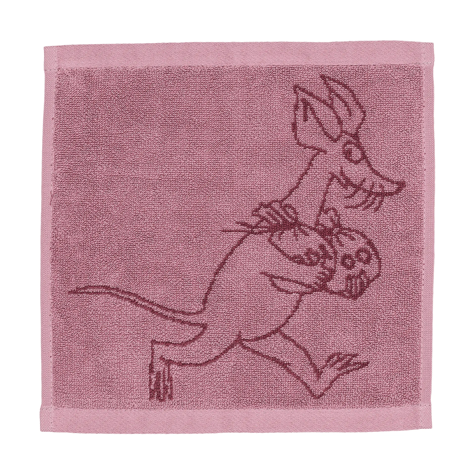 Mumin 毛巾 25x25cm, Sniff，锦葵色 Moomin Arabia