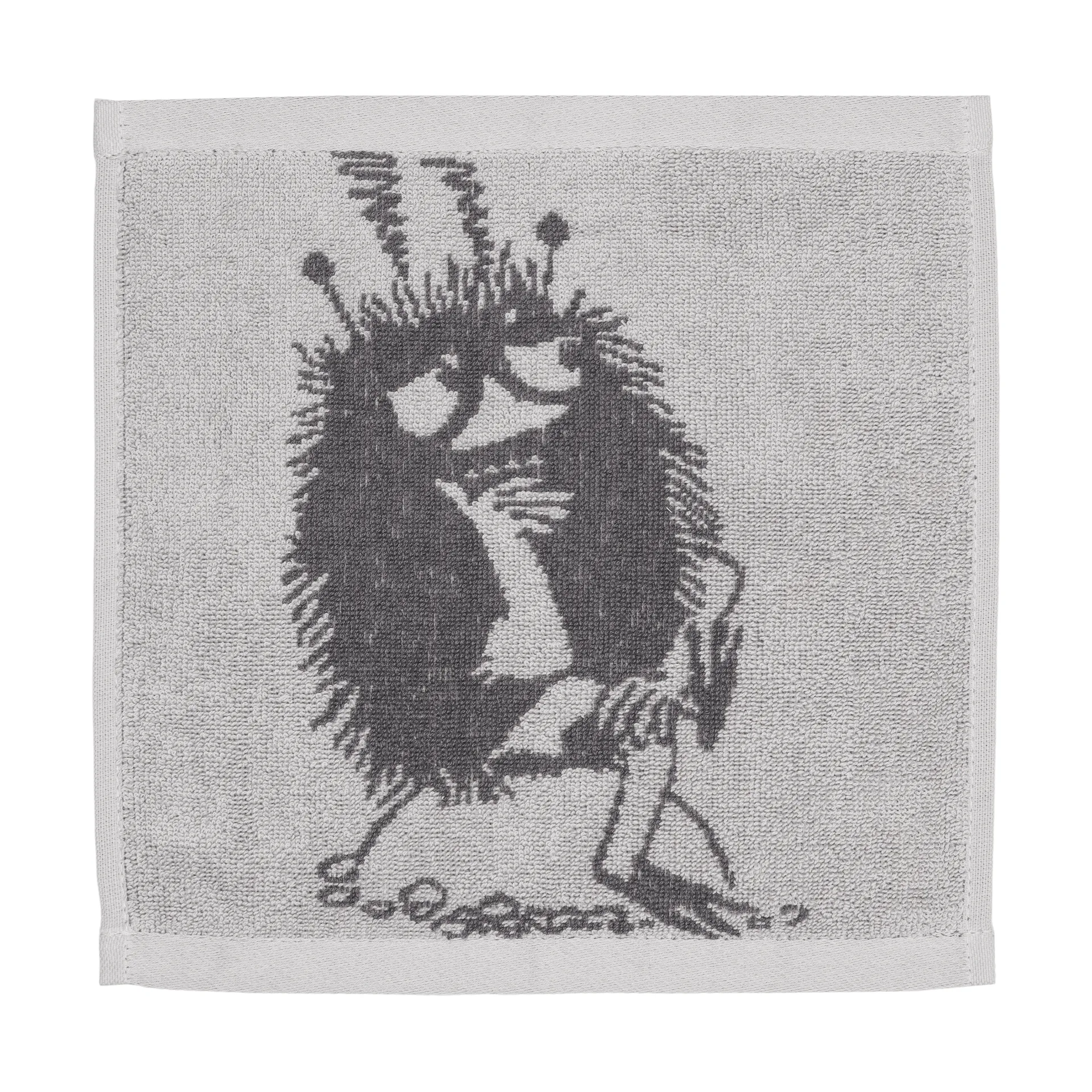 Mumin 毛巾 25x25cm, Stinky，灰色 Moomin Arabia
