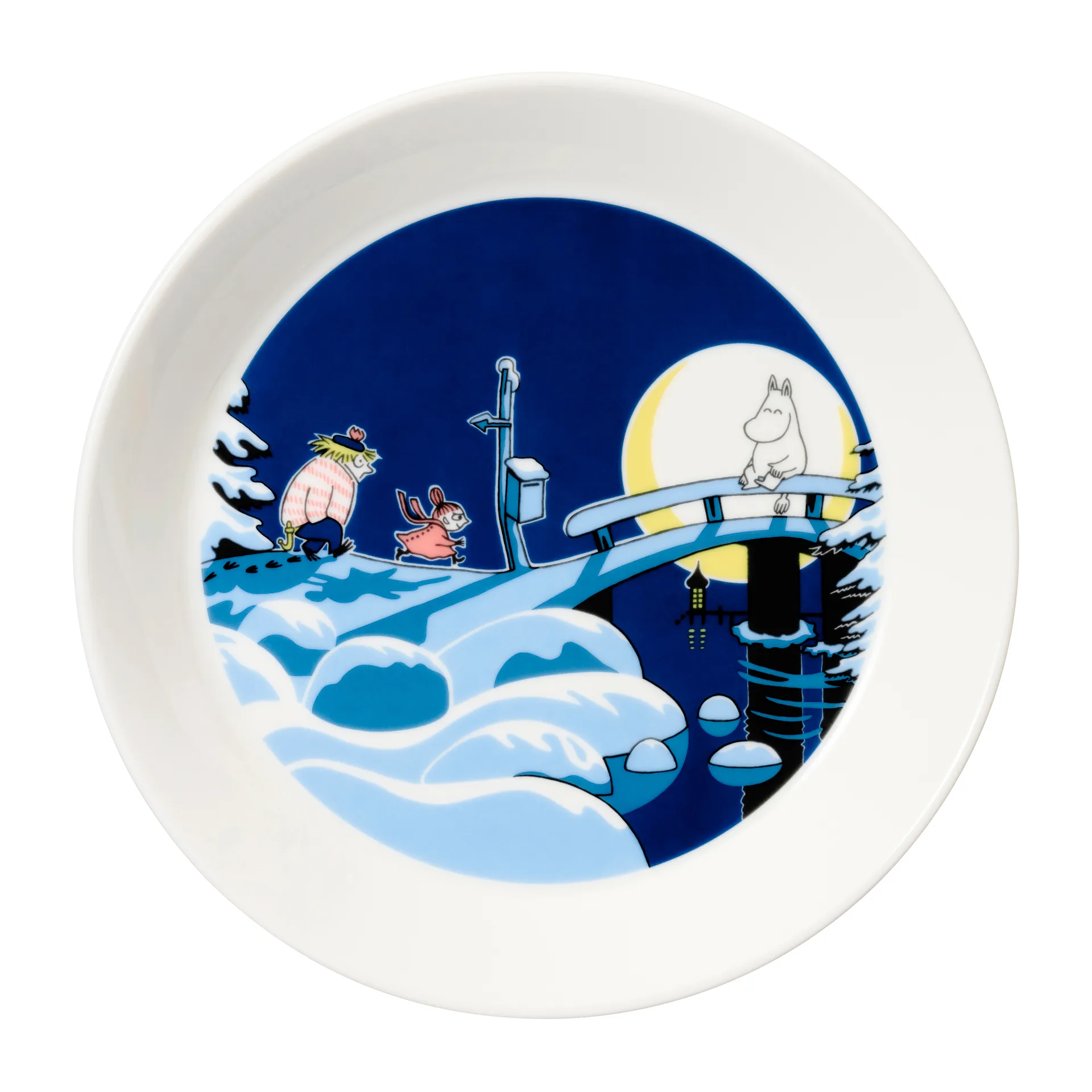 姆明 盘套装 Office & Winternight, Ø19cm Moomin Arabia