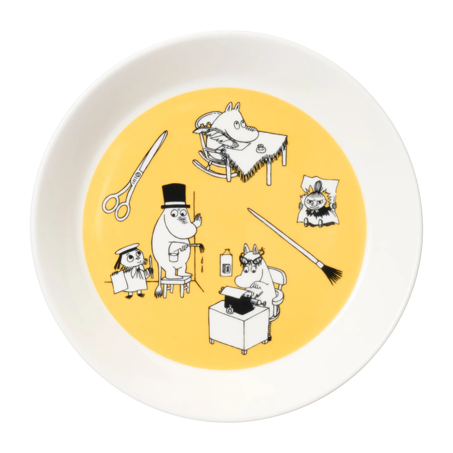 姆明 盘套装 Office & Winternight, Ø19cm Moomin Arabia