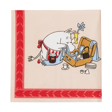 Ready for vacation Moomin 纸质餐巾33cm - 20件装 - Moomin Arabia
