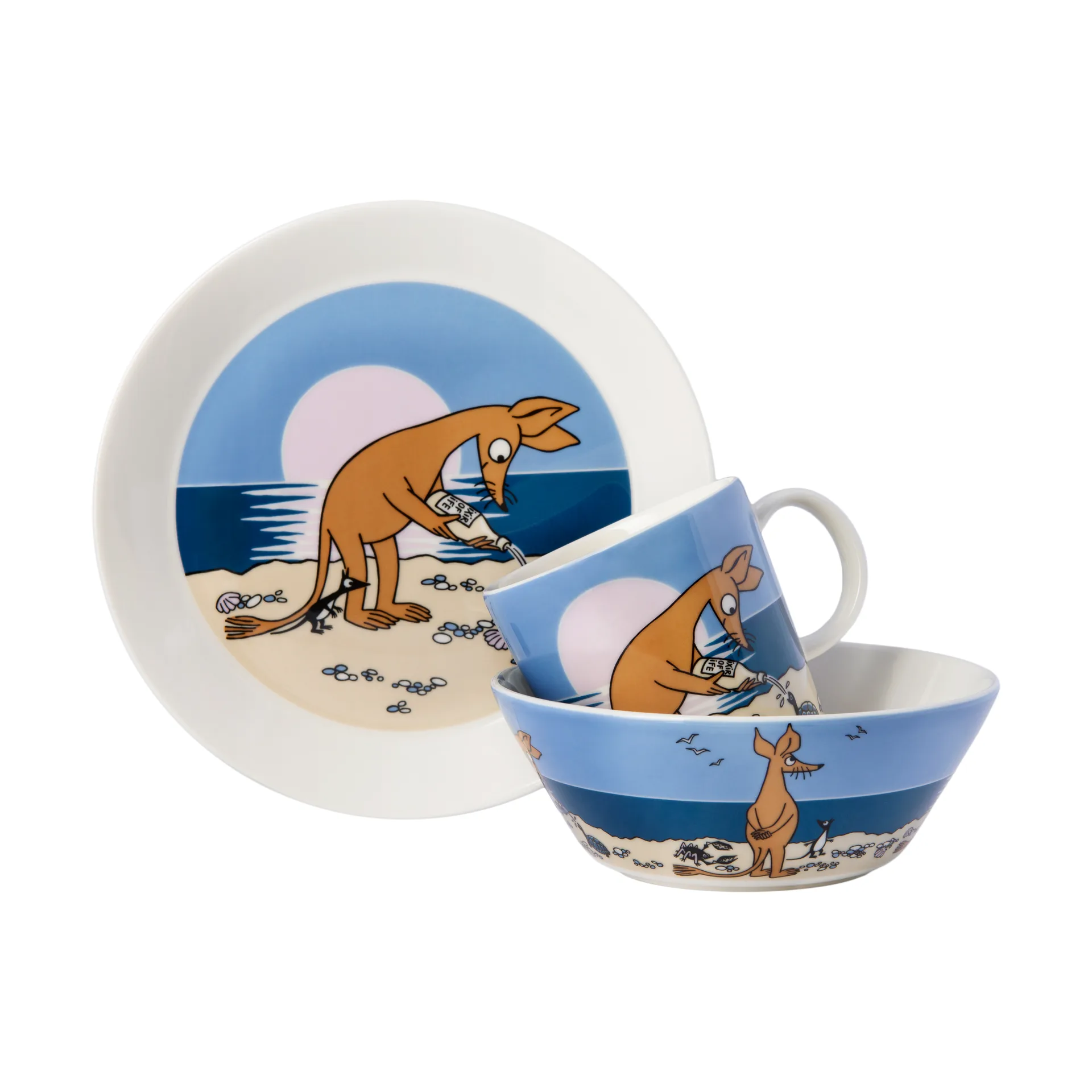 Sniff Moomin 碗 Ø15cm, 蓝色 Moomin Arabia