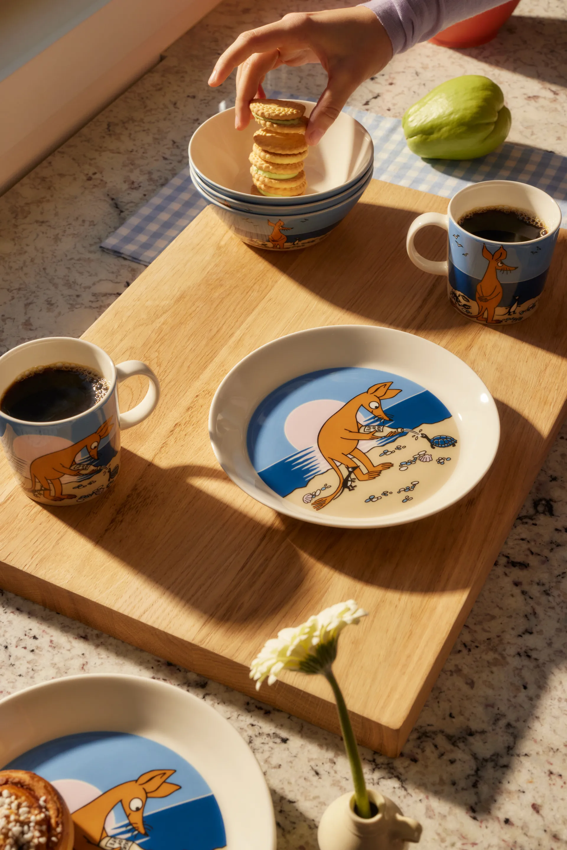 Sniff Moomin 碗 Ø15cm, 蓝色 Moomin Arabia