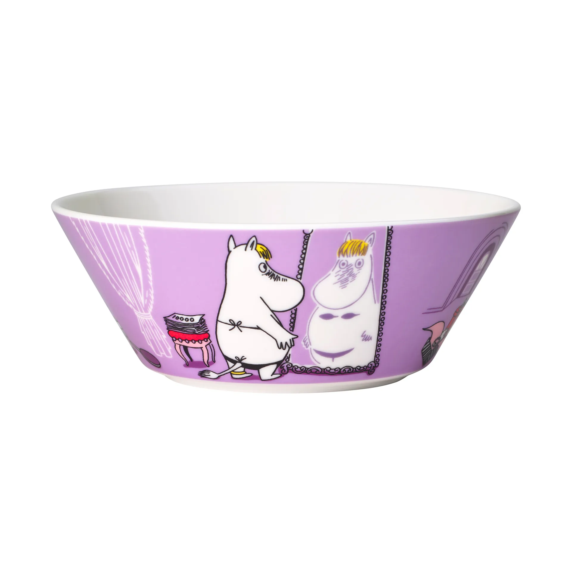 Snorkmaiden 紫色Moomin碗, 紫色 Moomin Arabia