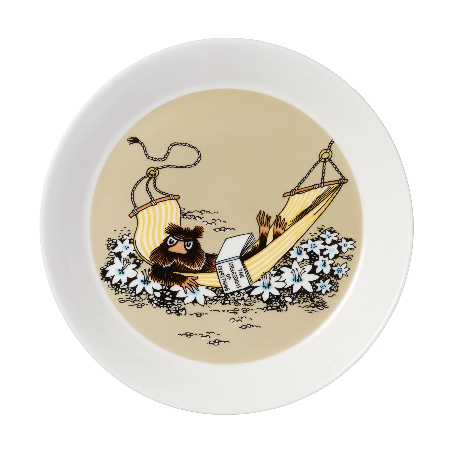 The Muskrat Moomin 餐盘 Ø19cm, 米色 Moomin Arabia
