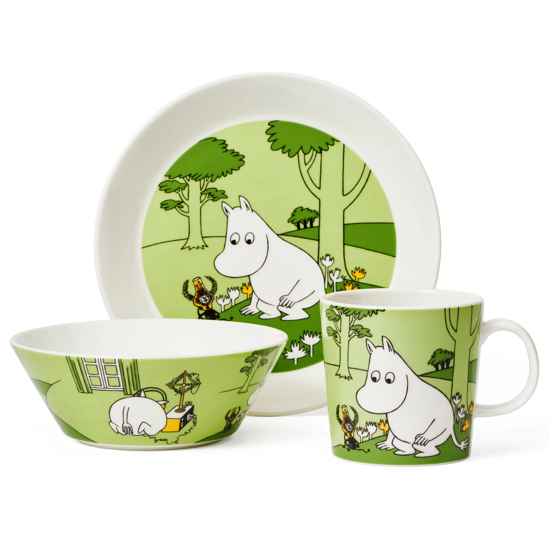 噜噜米噜噜米爸爸马克杯, 草绿色 Moomin Arabia