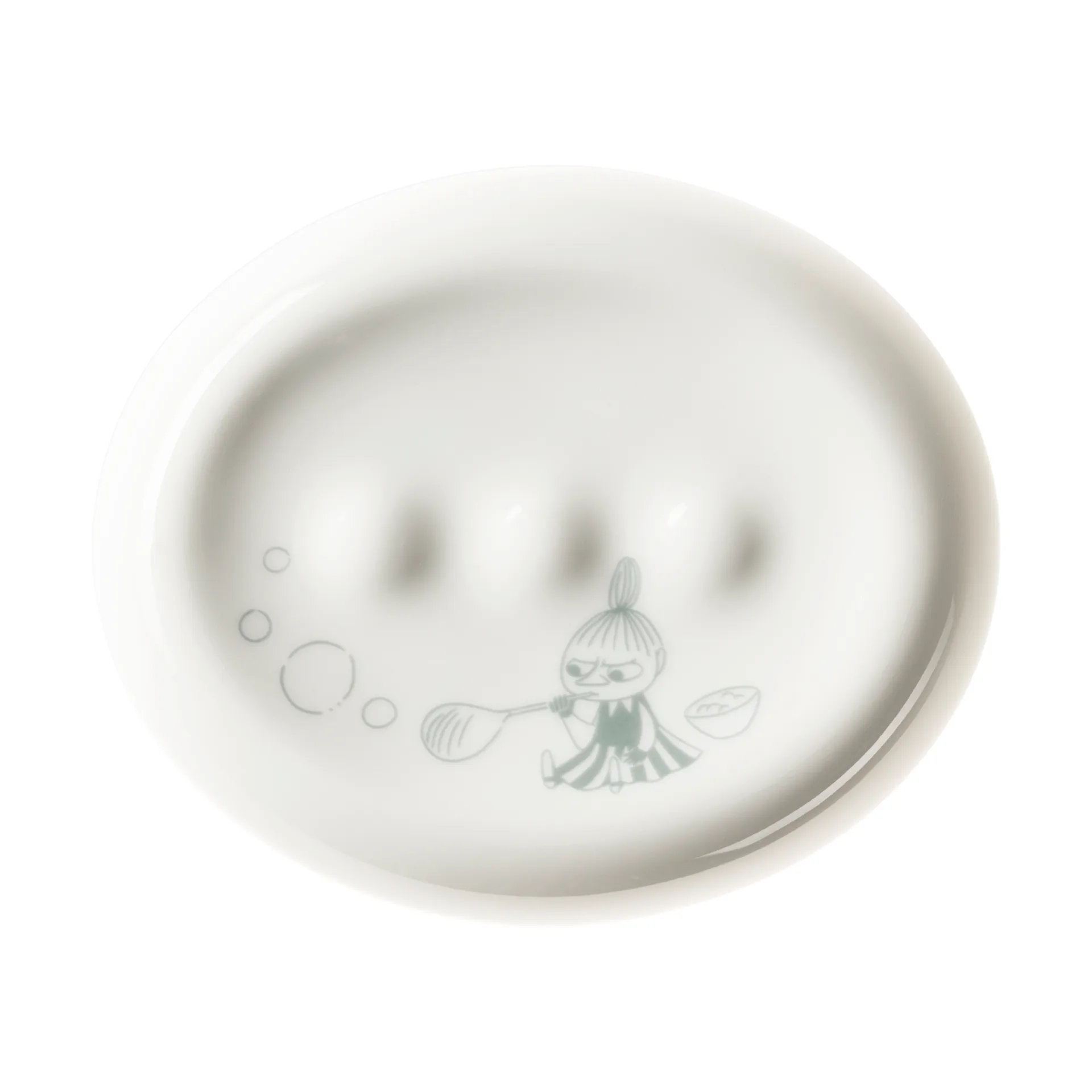 姆明 肥皂盒, 沐浴时光绿白配色 Moomin Arabia