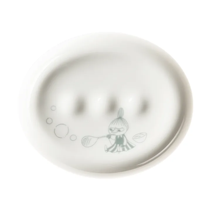 姆明 肥皂盒 - 沐浴时光绿白配色 - Moomin Arabia