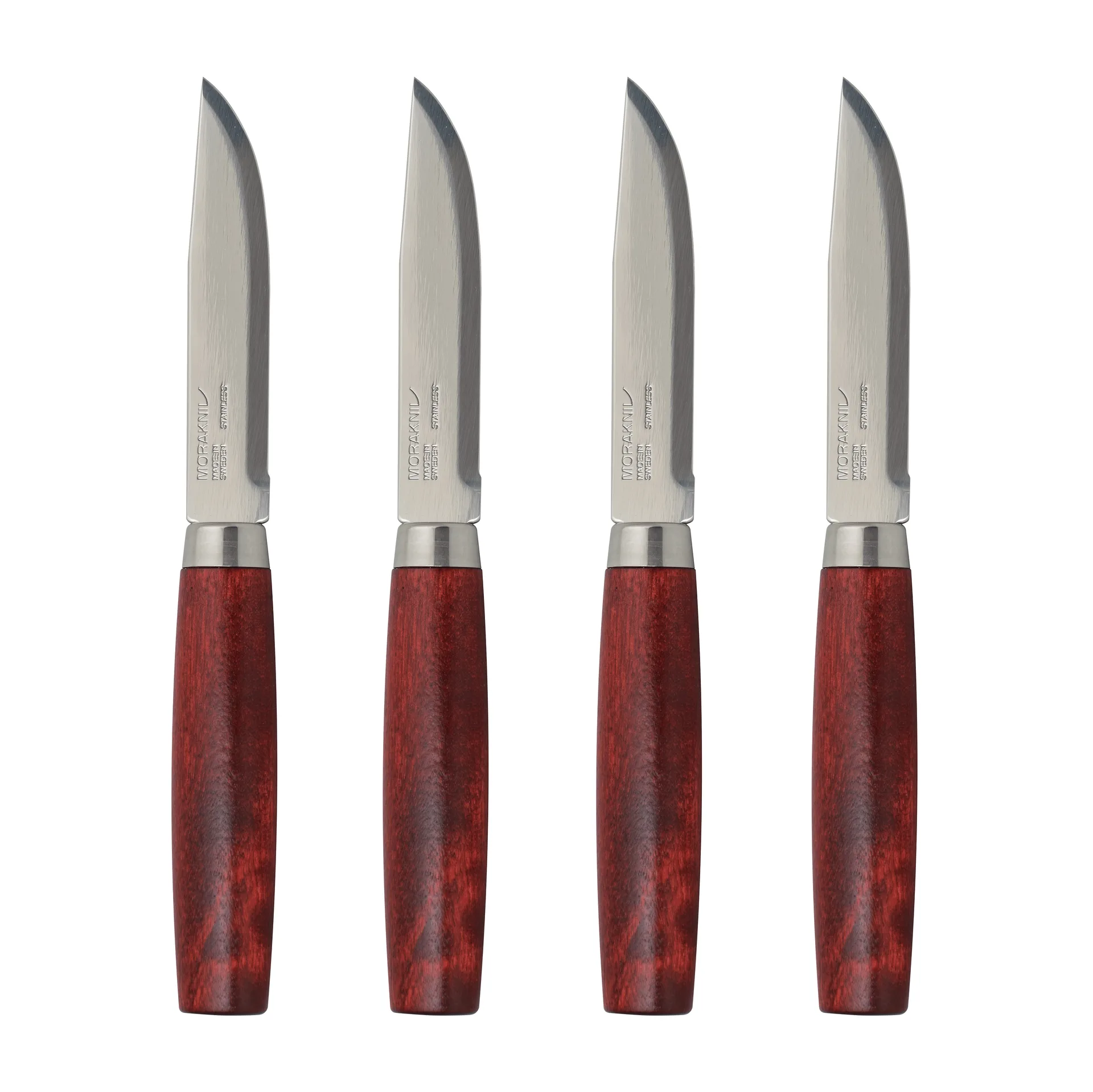 Morakniv Classic 餐刀 4把装, 红色 Morakniv