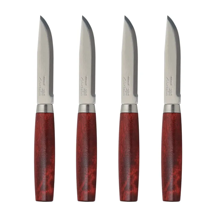 Morakniv Classic 餐刀 4把装 - 红色 - Morakniv