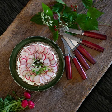 Morakniv Classic 餐刀 6把装 - 红色 - Morakniv