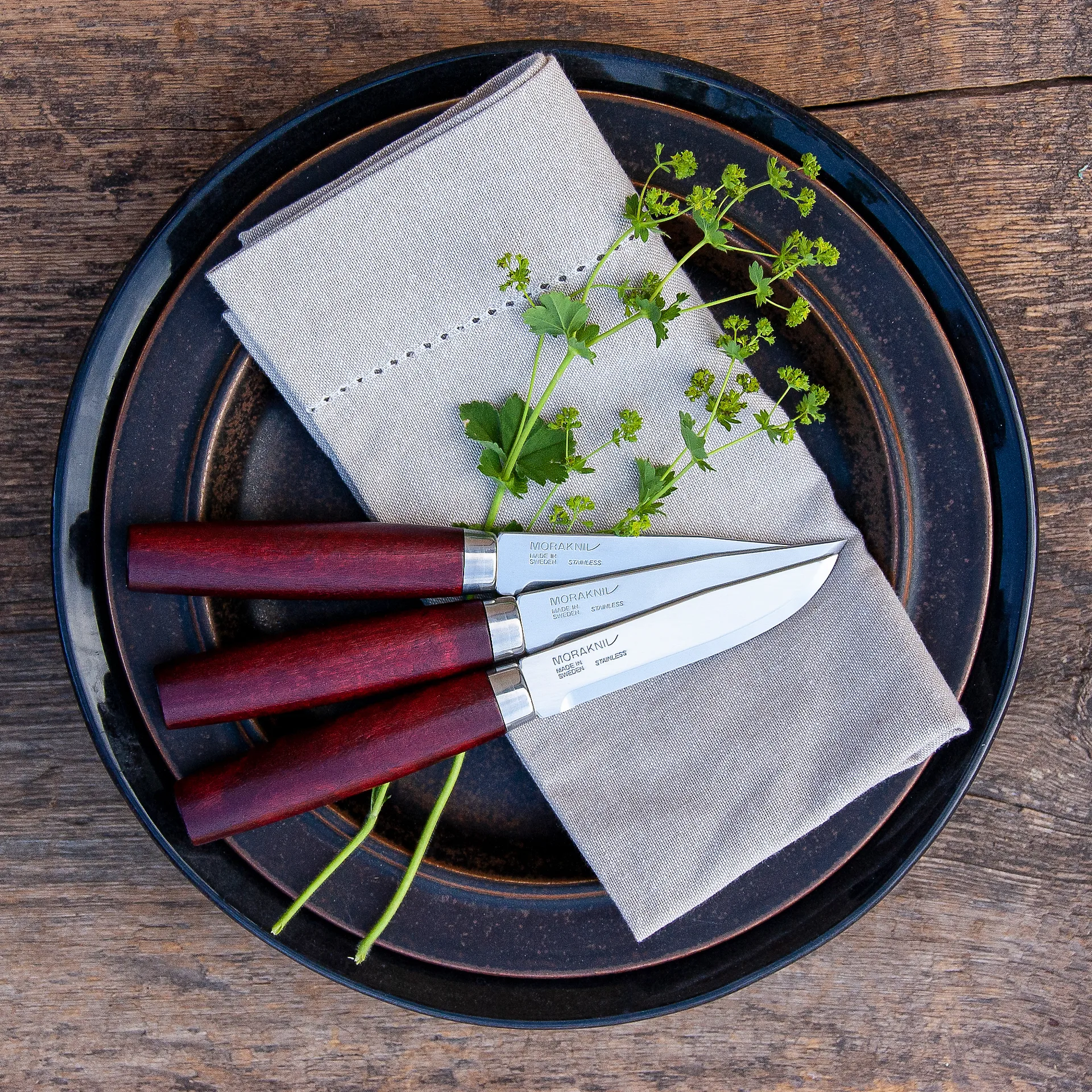 Morakniv Classic 餐刀 6把装, 红色 Morakniv