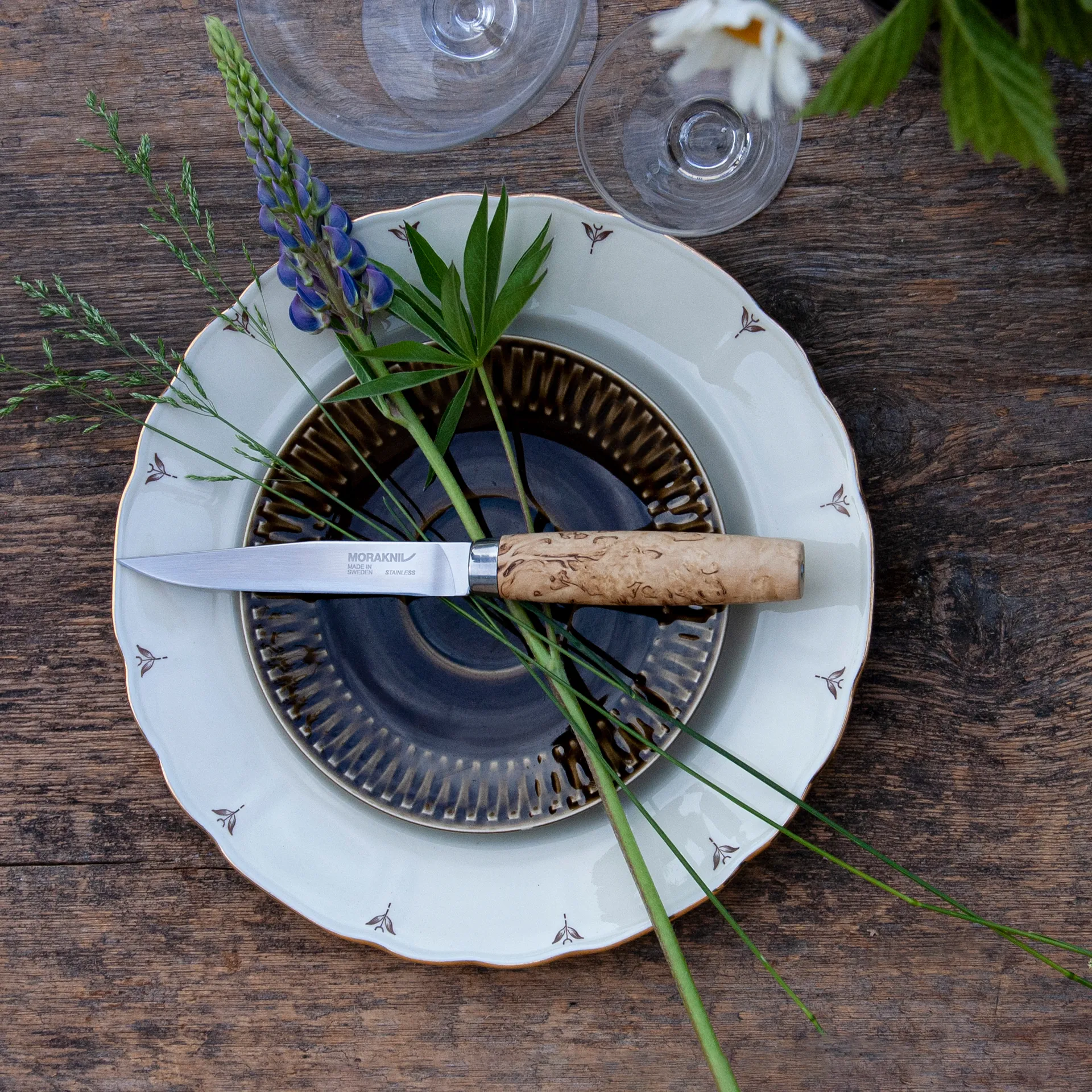 Morakniv Masur 餐刀 2把装, 自然色 Morakniv