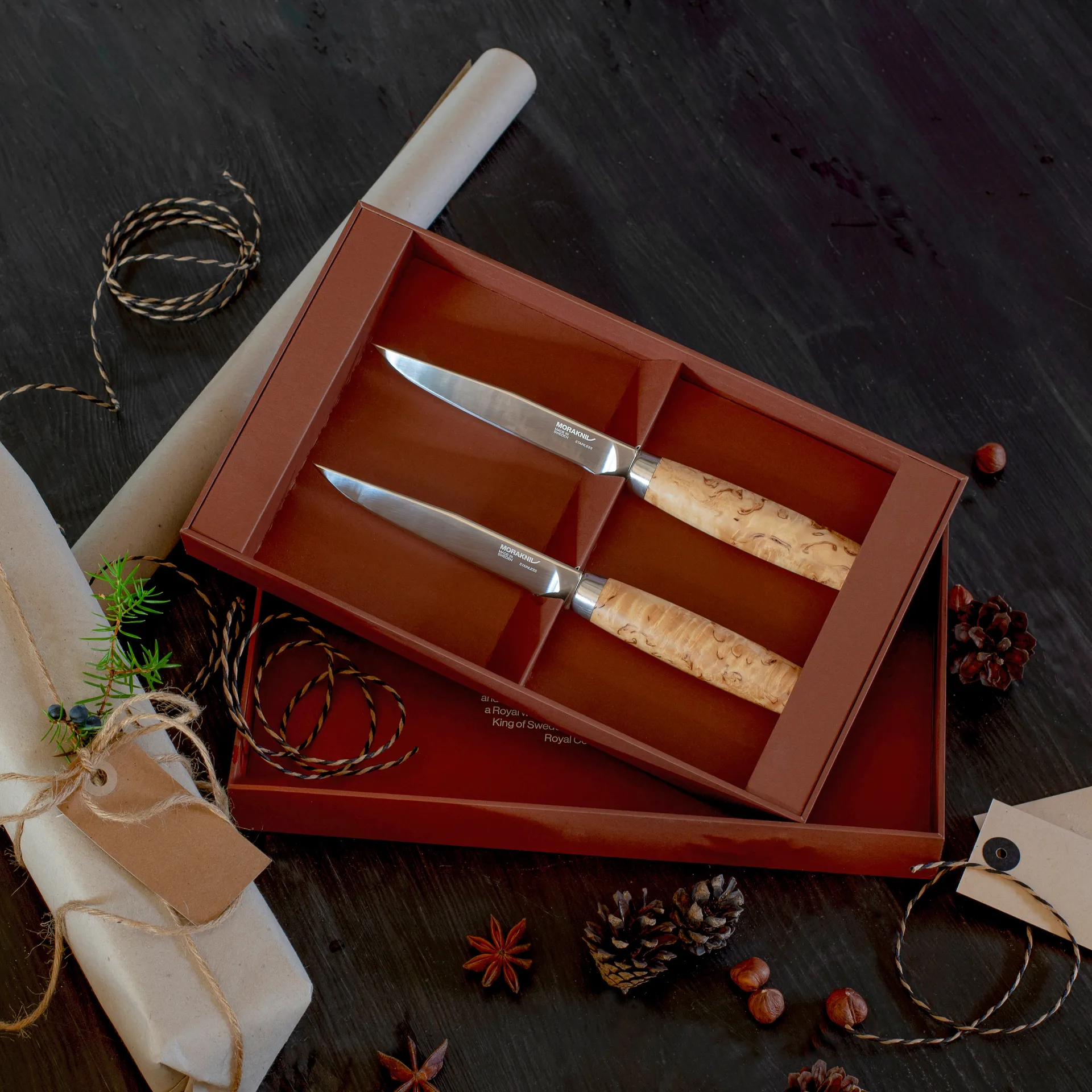 Morakniv Masur 餐刀 2把装, 自然色 Morakniv