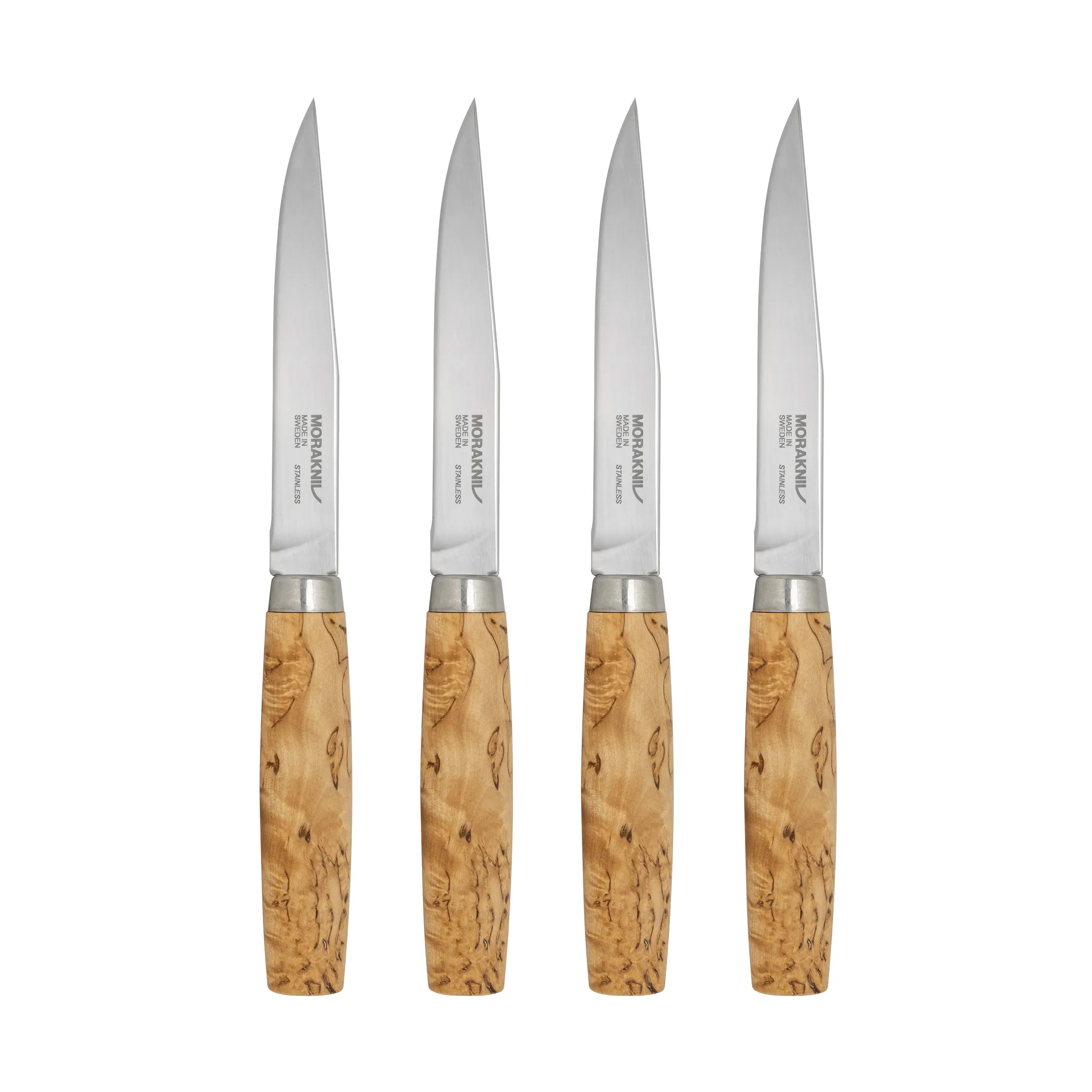 Morakniv Masur 牛排刀 四支装, 自然色 Morakniv